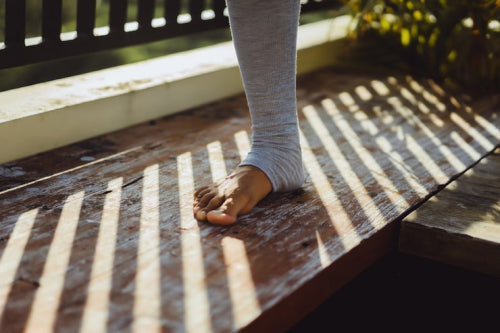 Anti-Skid Soles Support Movement in Home Settings
