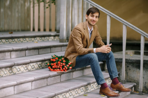 Socks and Loafers in Everyday Versatile Outfits