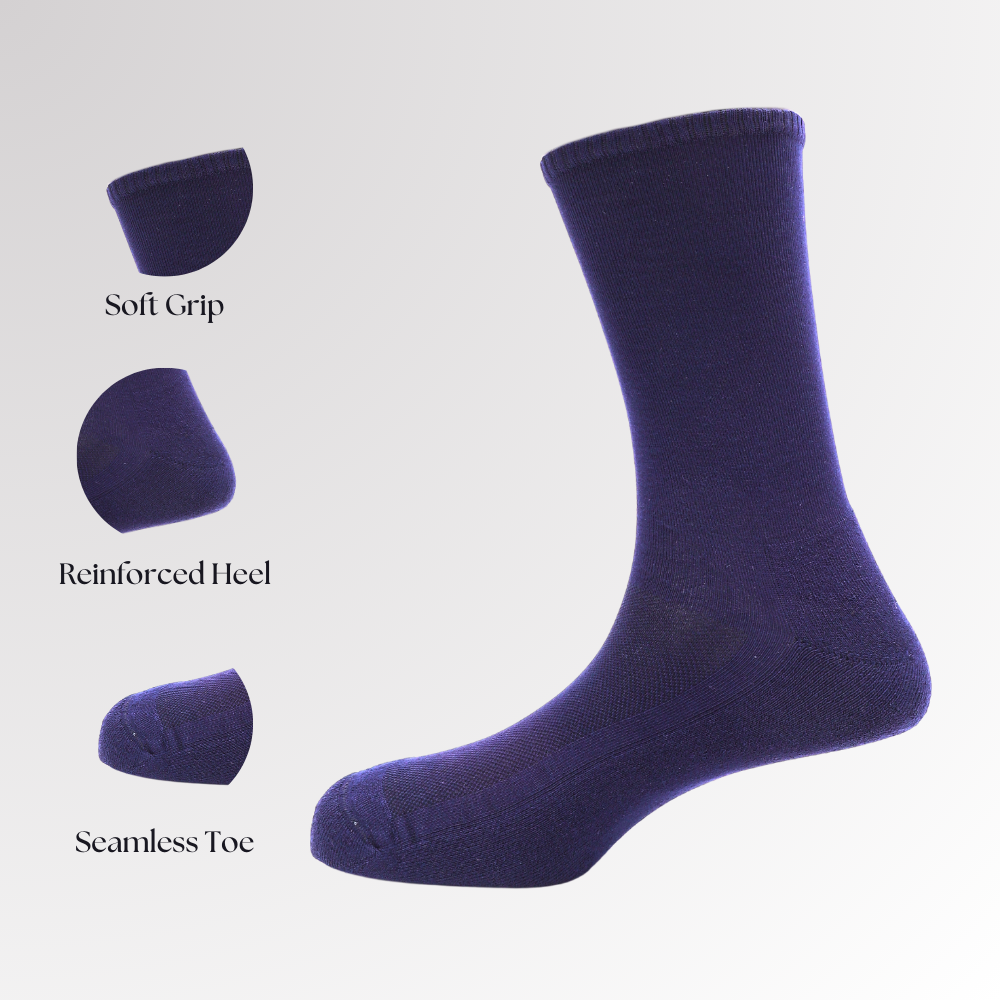 Navy Blue | Unisex Comfort Sock