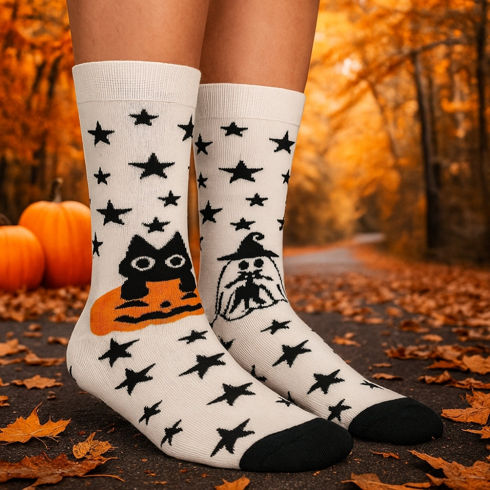 Boo Thang | Pack of 3 Pairs | Unisex Haloween Themed Socks