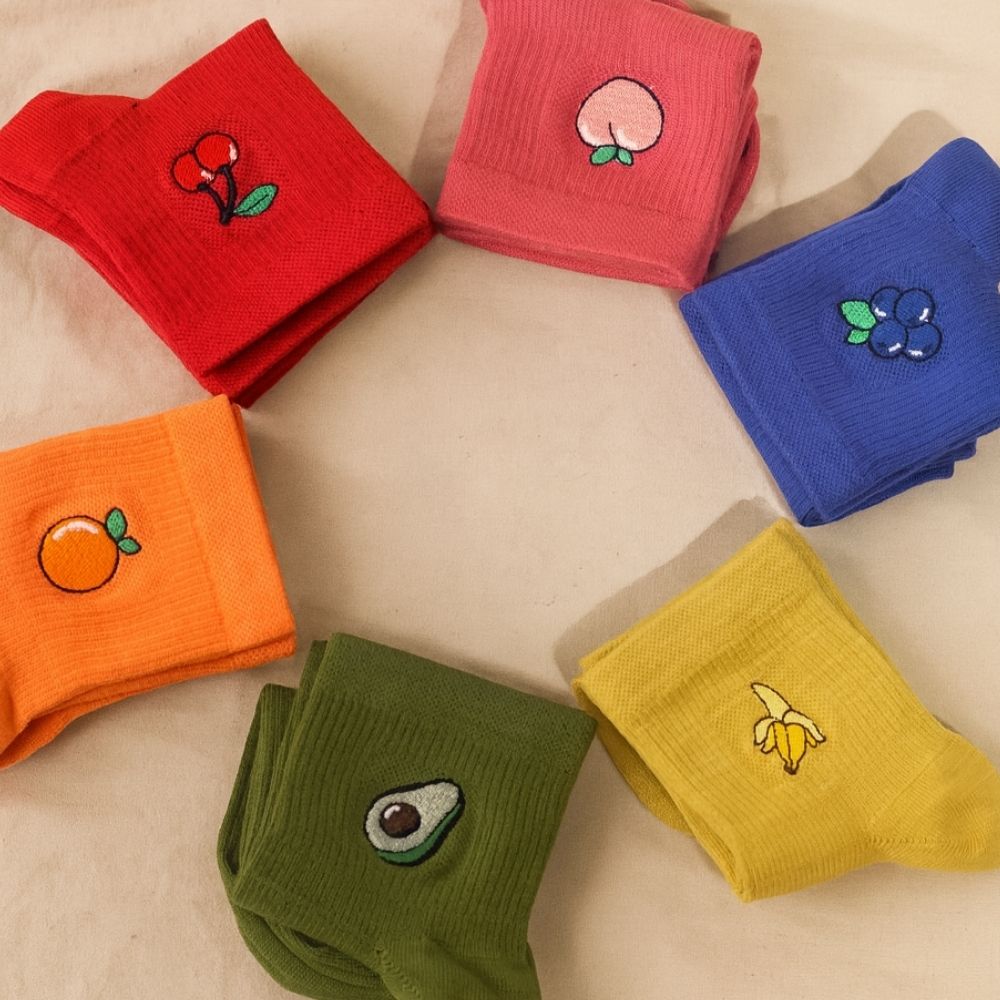 Fruity Toes Collection Pack of 6 Pairs