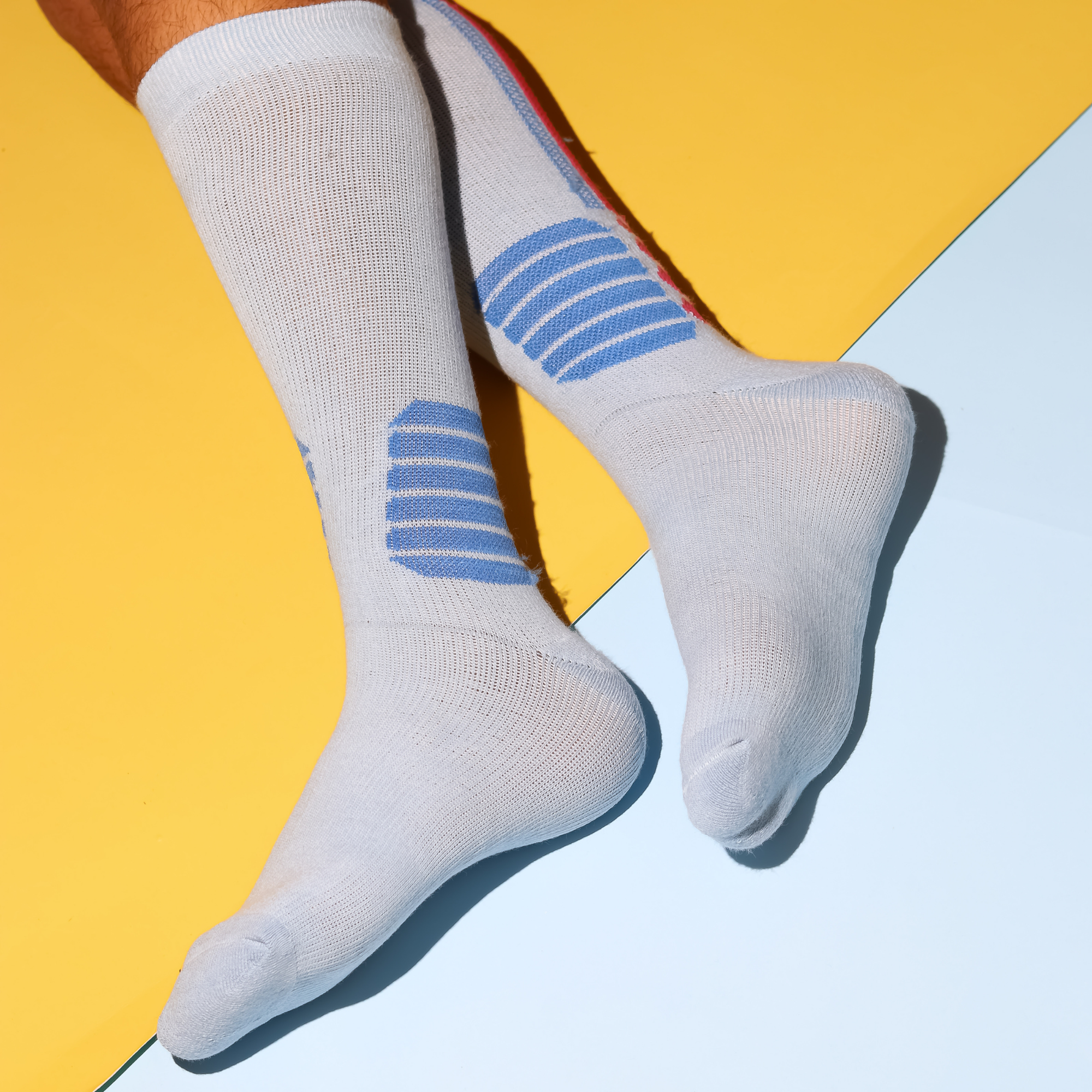 Support Mode Pop Colours Pack of 3 Pairs | Mid-Calf Compression Socks
