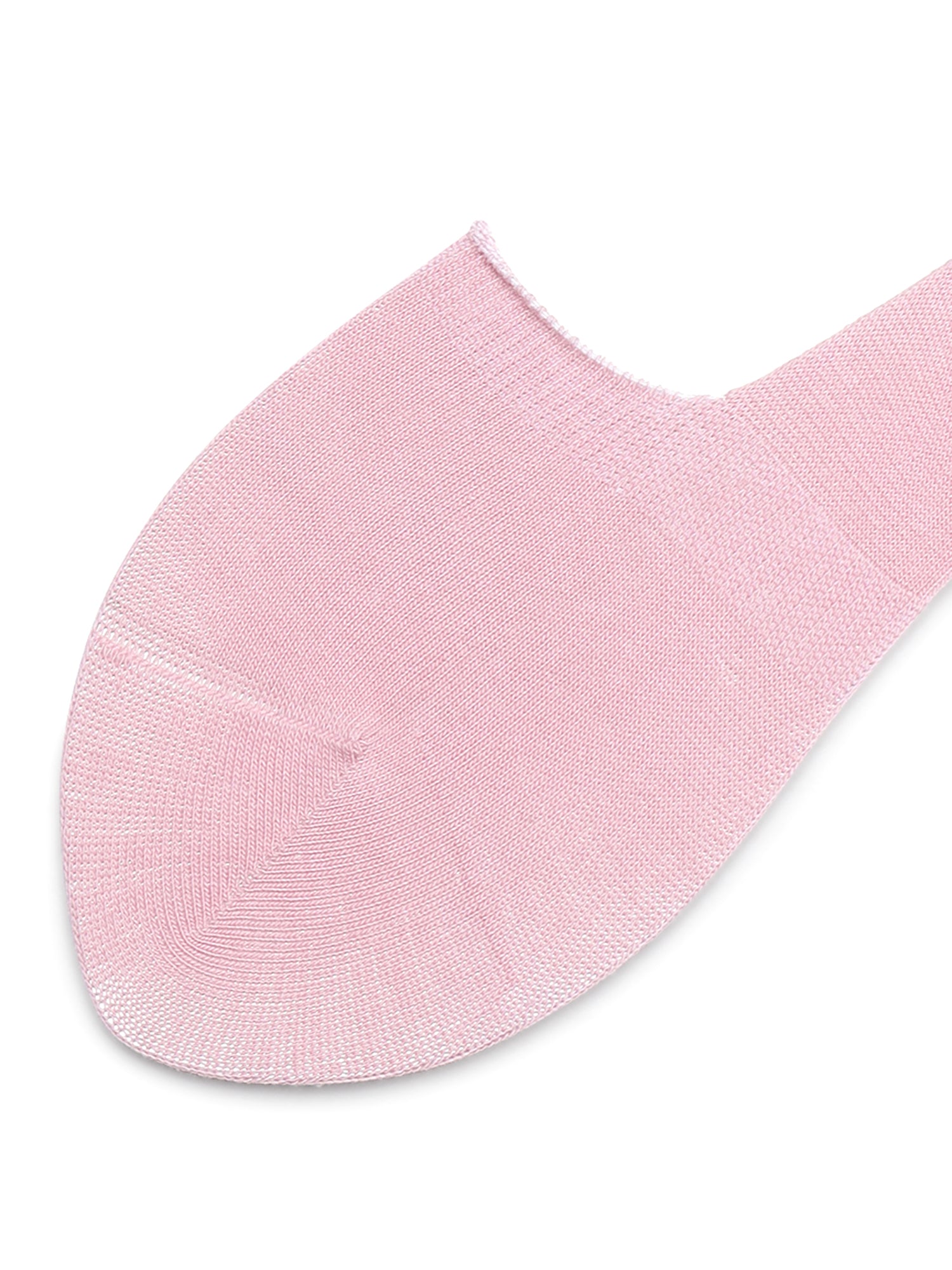 Pink Solid Non-Slip | No Show Socks For Women