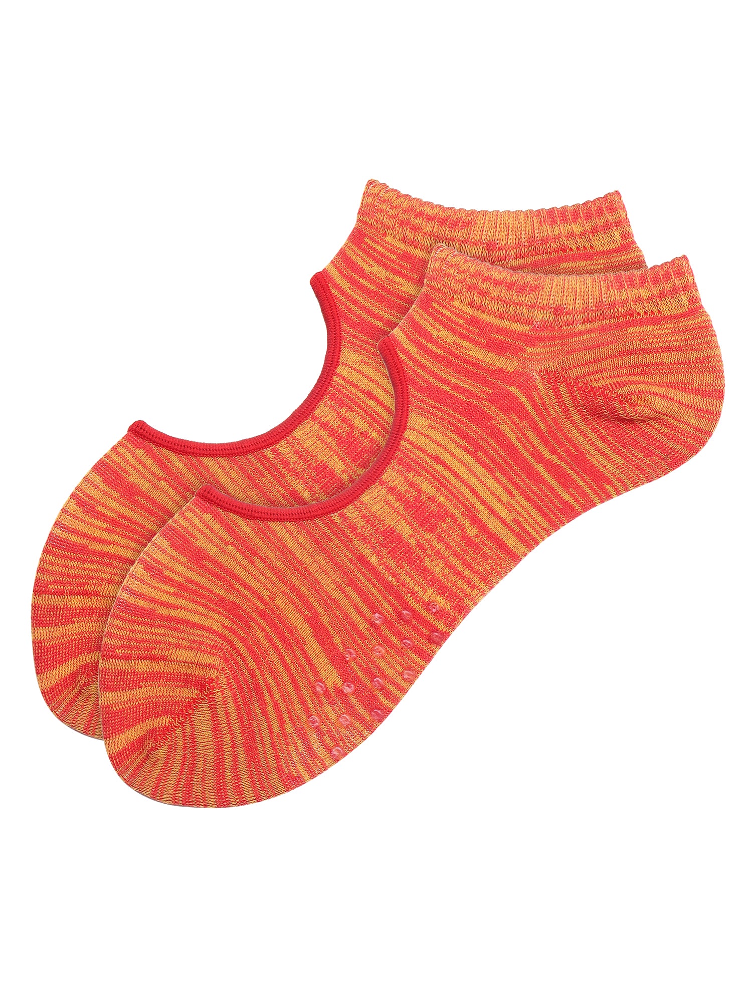 Yoga & Pilates Workout Socks | Yellow Fire