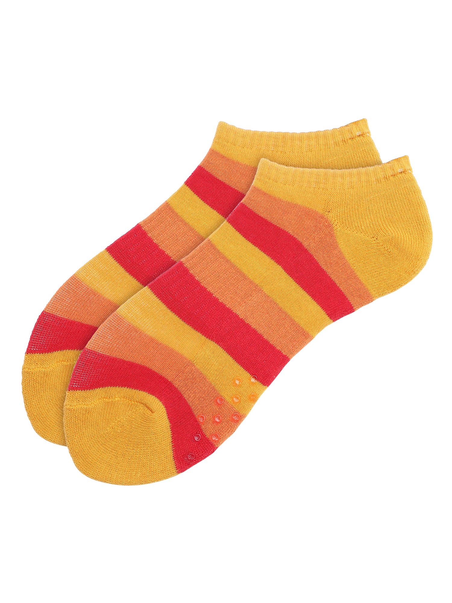 Grippers | Stand Out Box Of 4 Pairs | Low Cut Lounging Socks