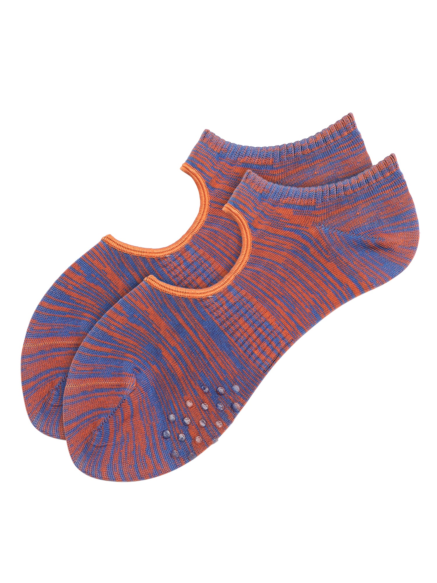 Yoga & Pilates Workout Socks | Orange Embers