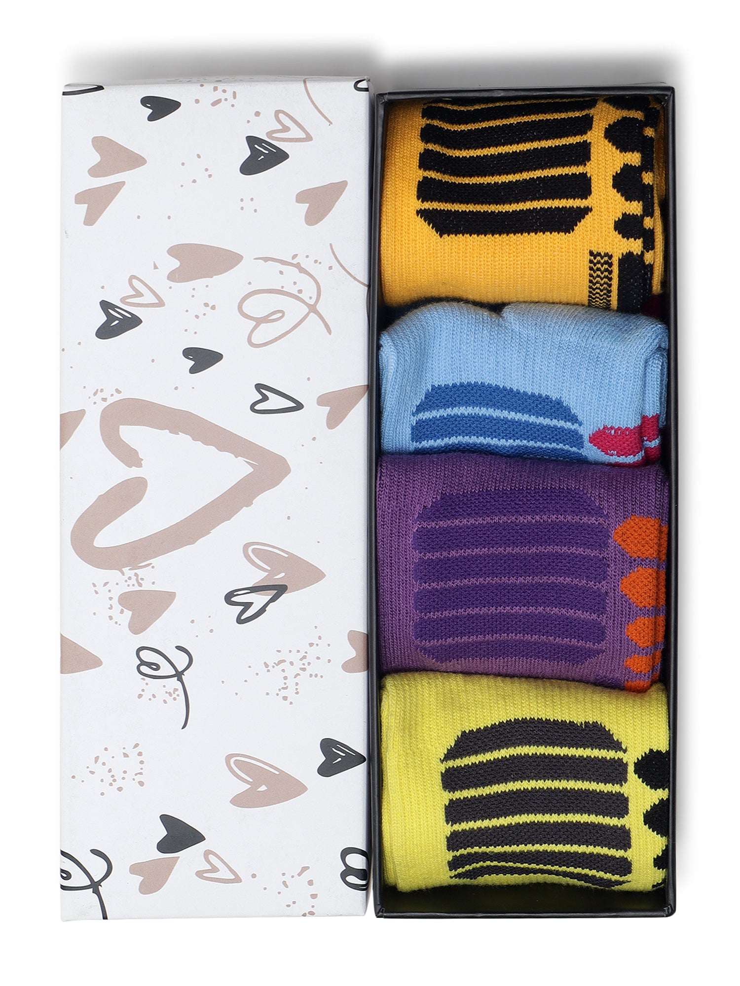 Unisex Compression Therapy | Stand Out Box Of 4 Pairs | Travel Socks