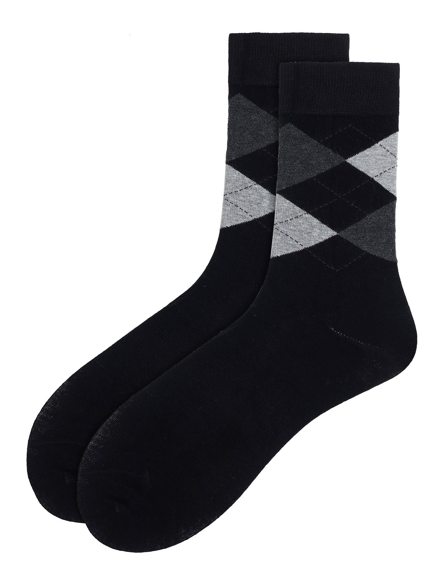 Geometrics Box Of 8 Pairs | Mid Calf Crew Socks