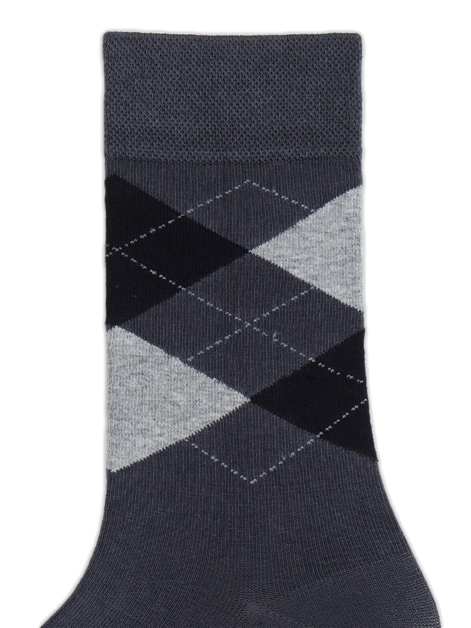 Classic Argyle Grey Socks