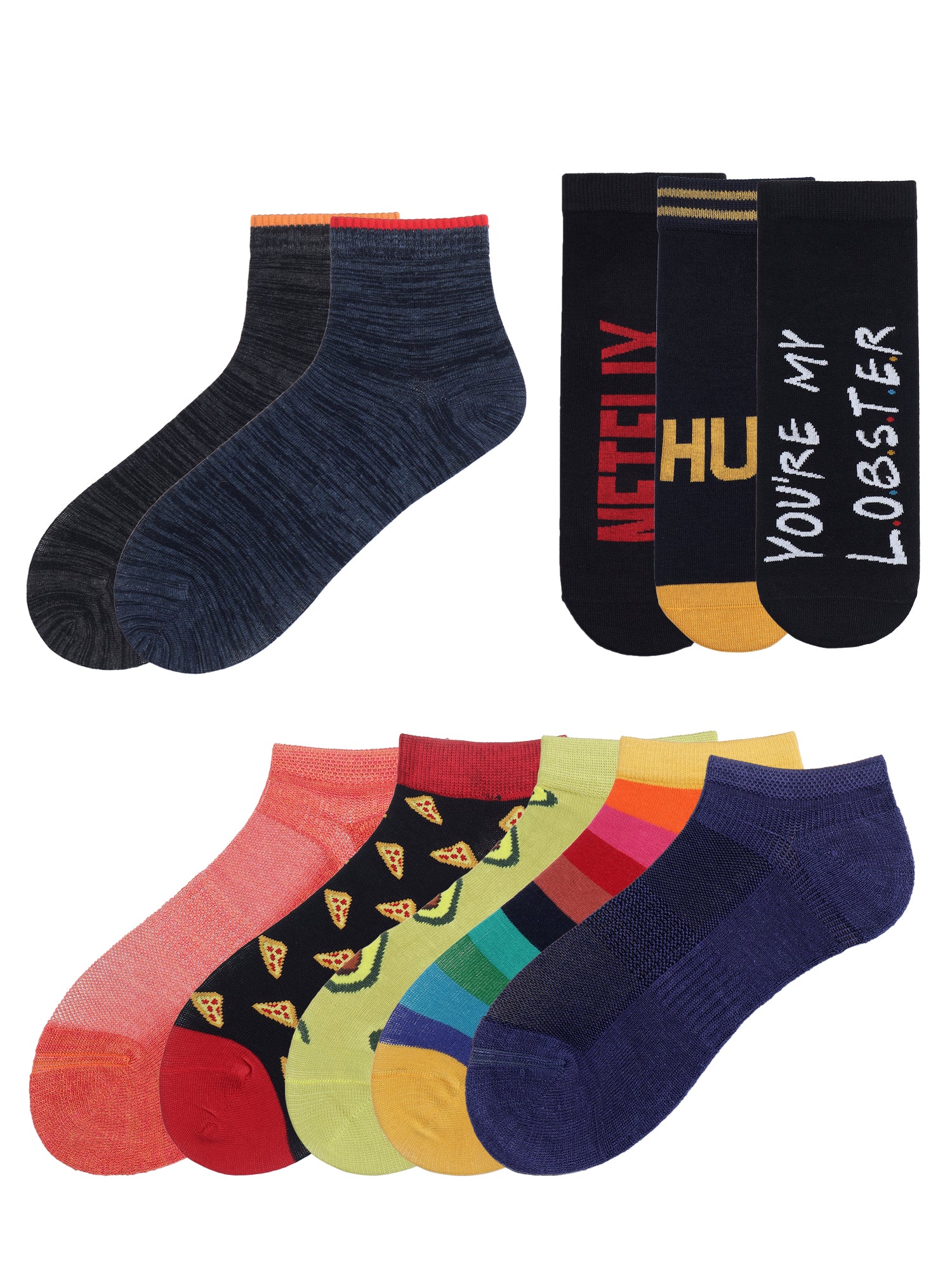 Unisex Show Stopper Box Of 12 Pairs | Ankle Socks