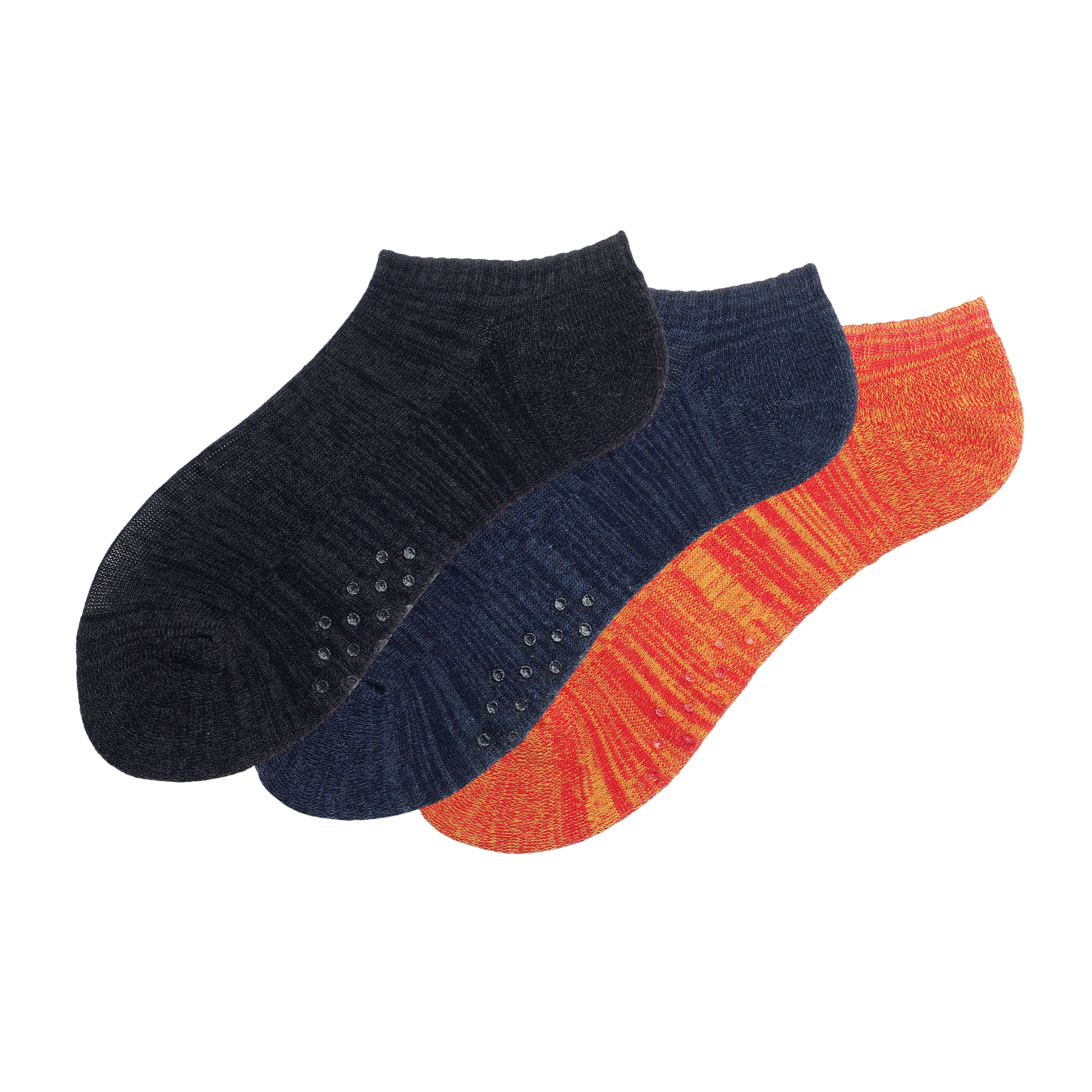 NoSlip Zone Bestsellers Pack of 3 Pairs | Grippers | Ankle Socks