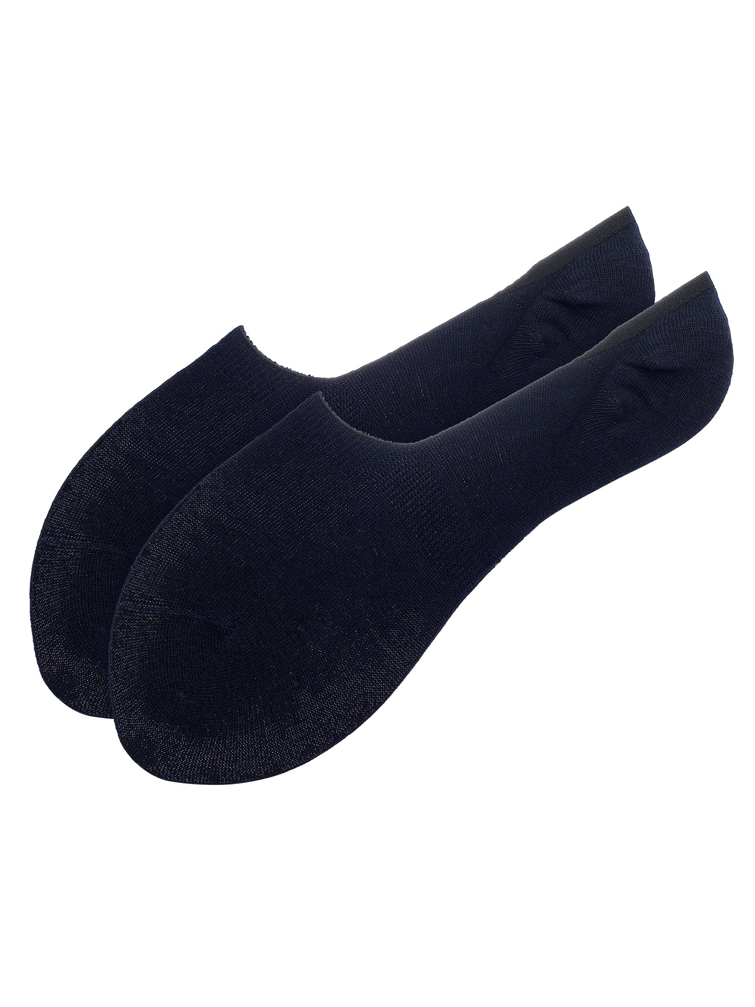Navy Blue Mens Loafer Socks: Non-slip Socks with Silicone Grip