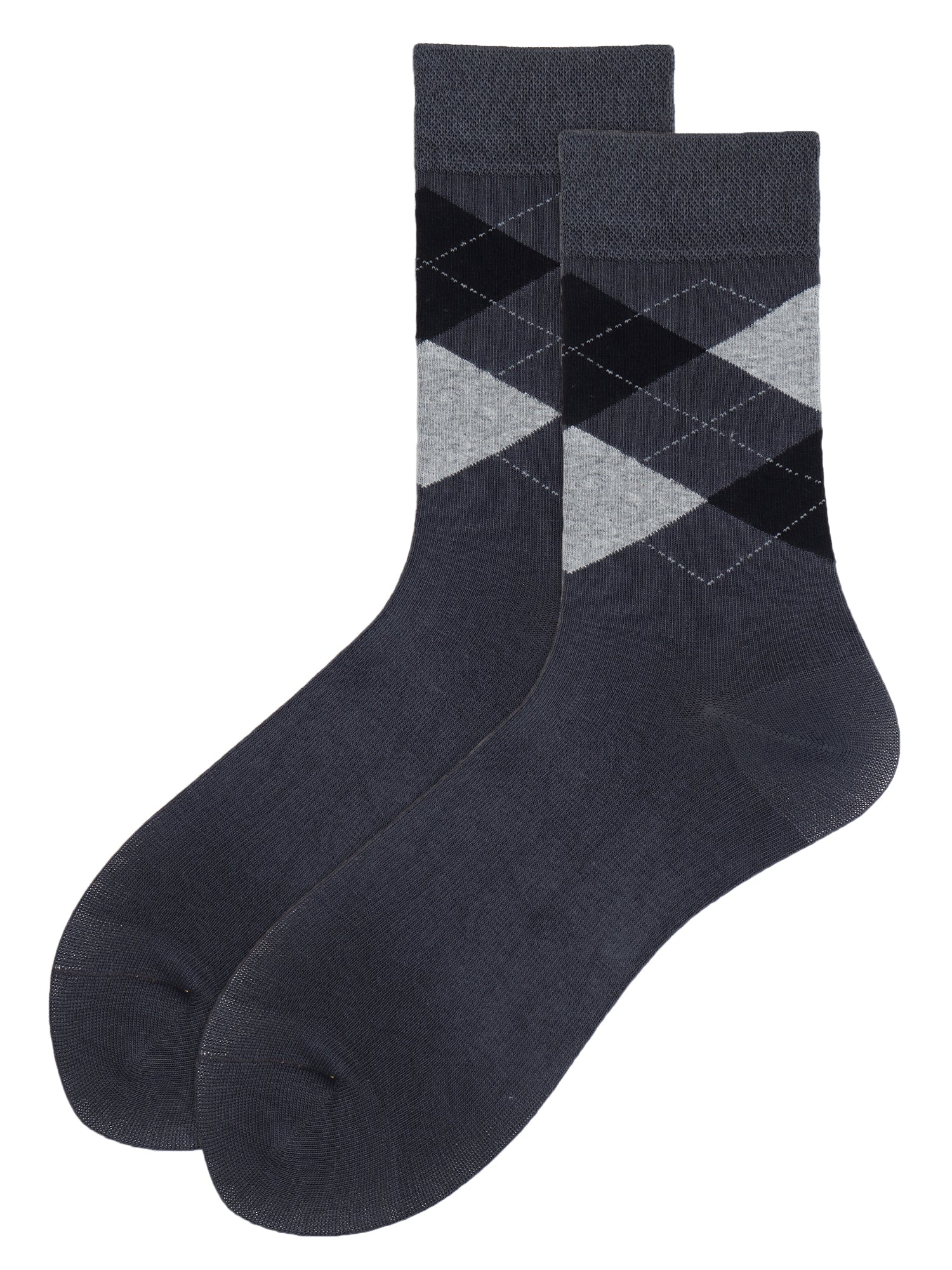 Classic Argyle Grey Socks