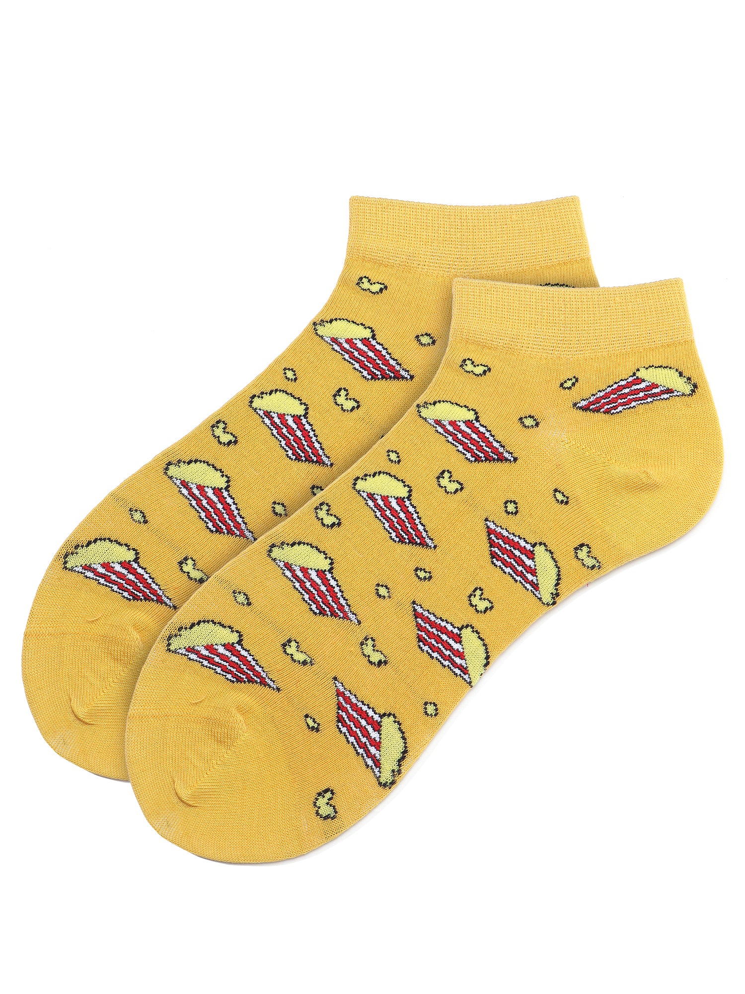 Unisex Live To Eat Box Of 4 Pairs | Ankle Socks