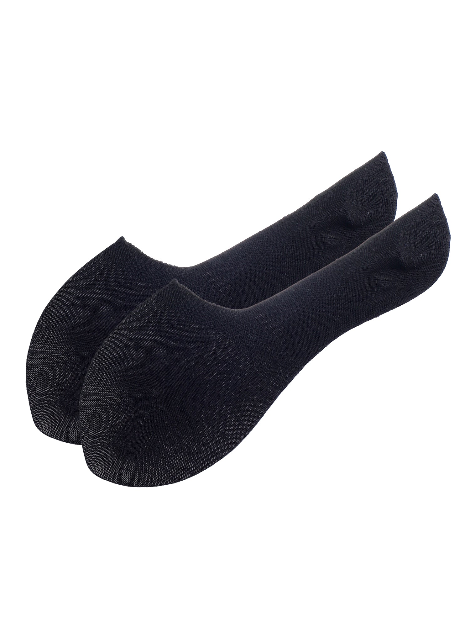 Black Solid Non-Slip | No Show Socks For Women