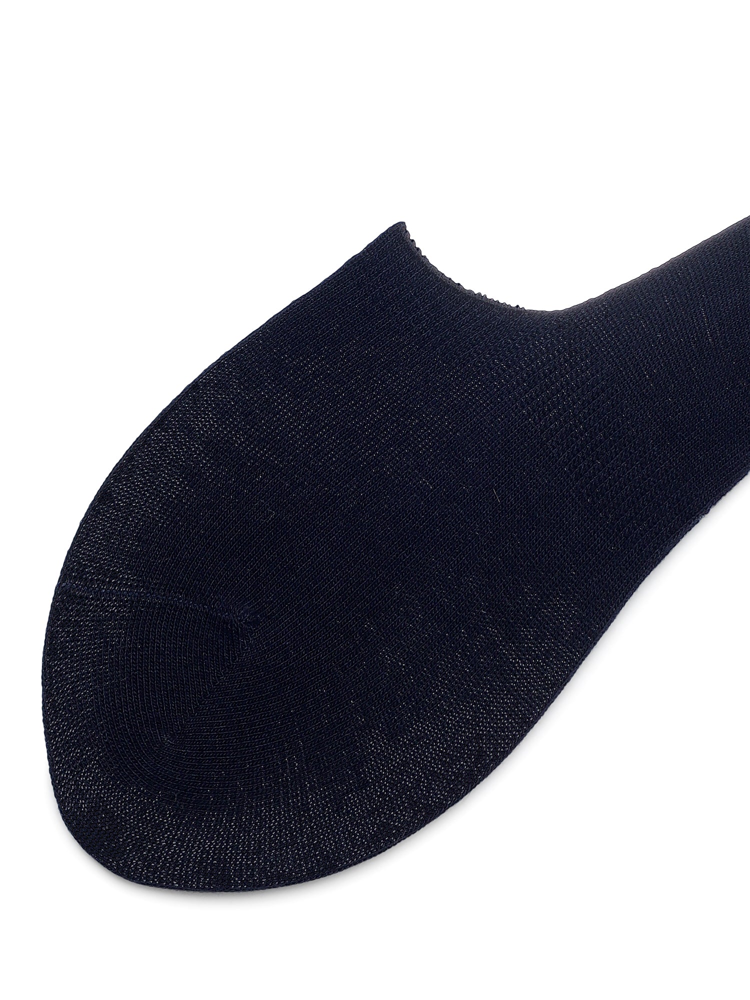Navy Solid Non-Slip | No Show Socks For Men