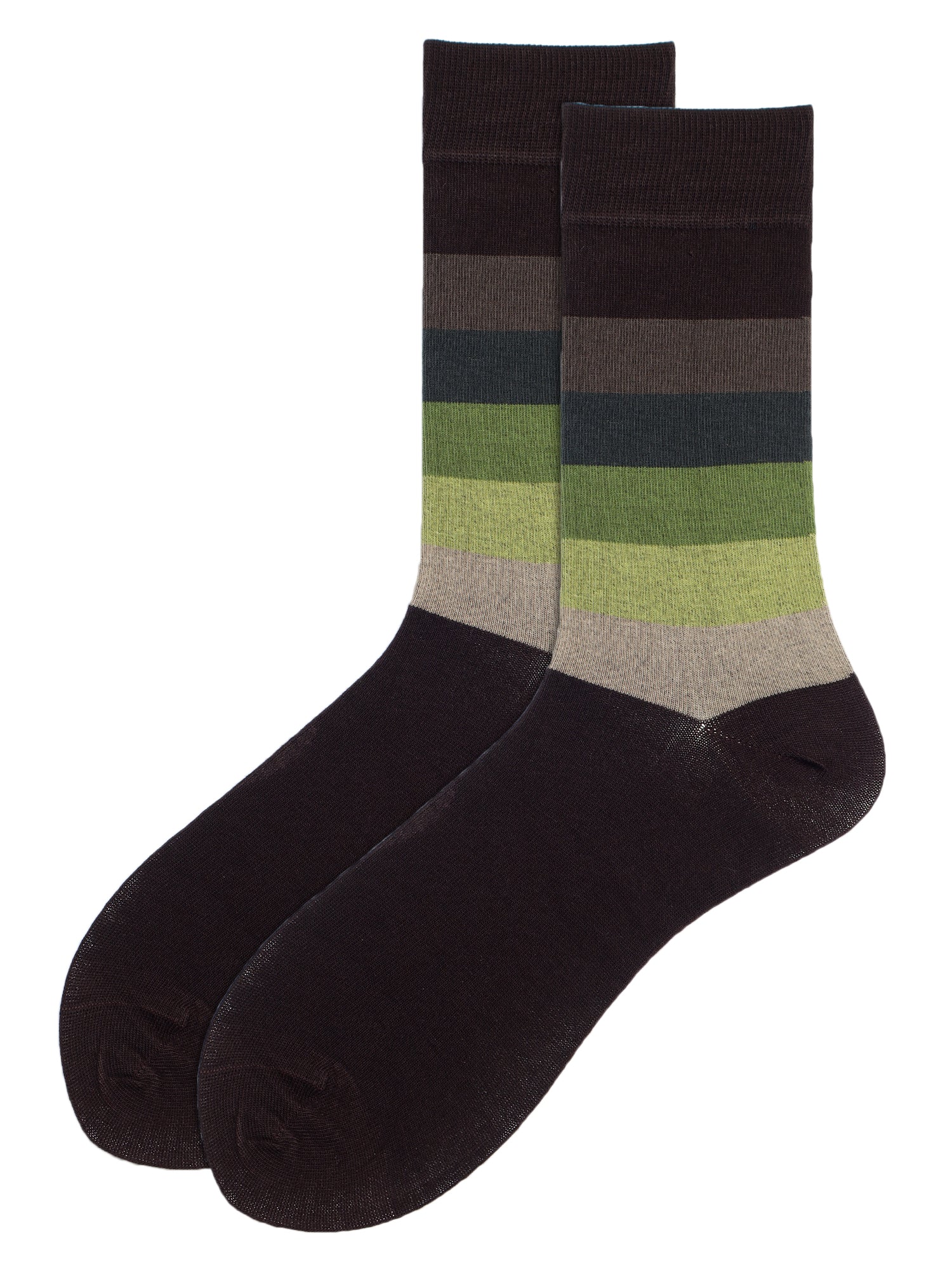 Men's Cool Colours Box Of 4 Pairs | Mid Calf Crew Socks