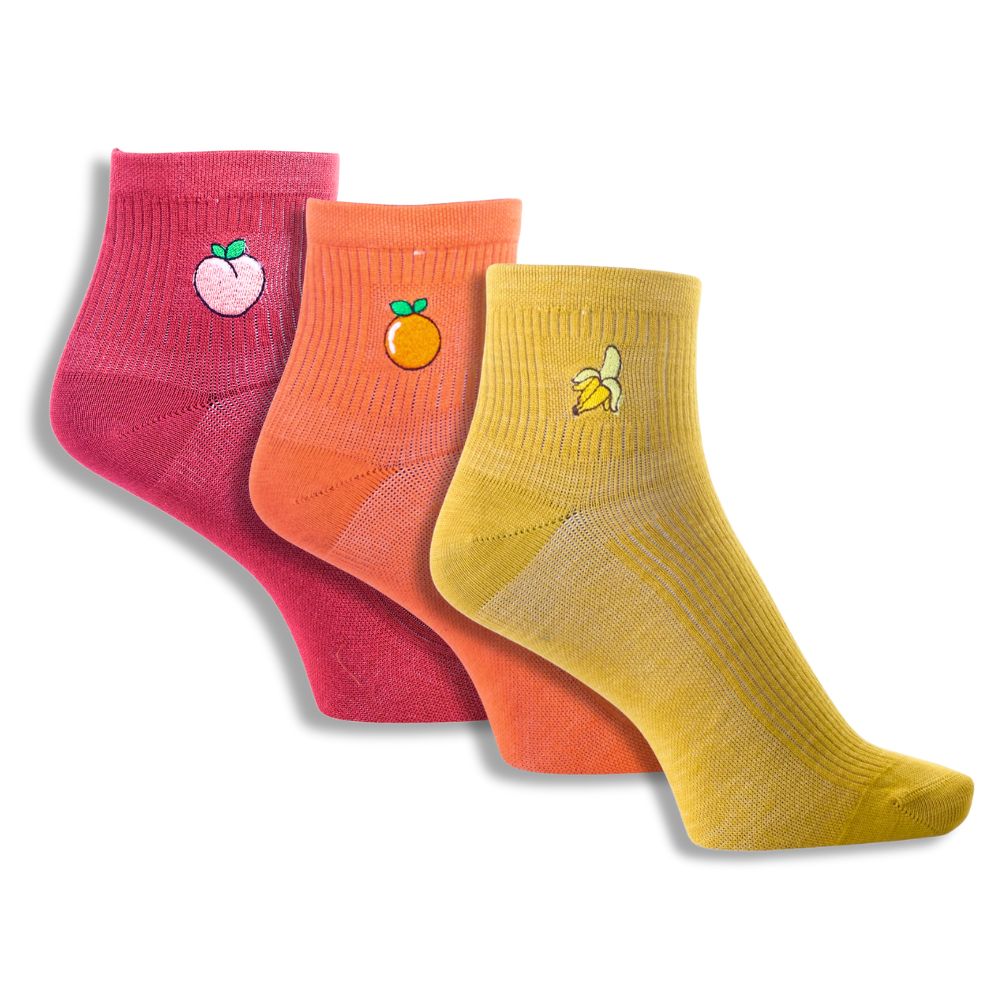 Fruity Toes Sundae Pack of 3 Pairs