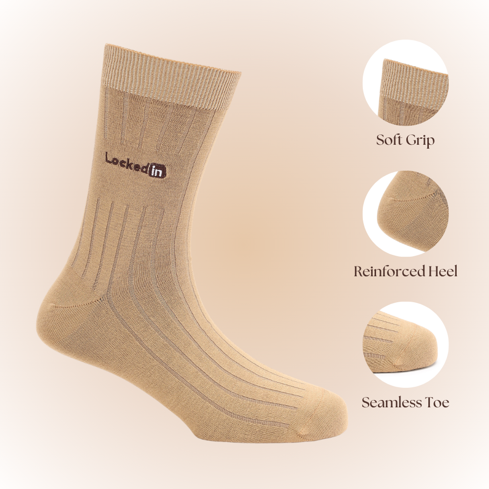 Locked In | Corporate Crew Socks