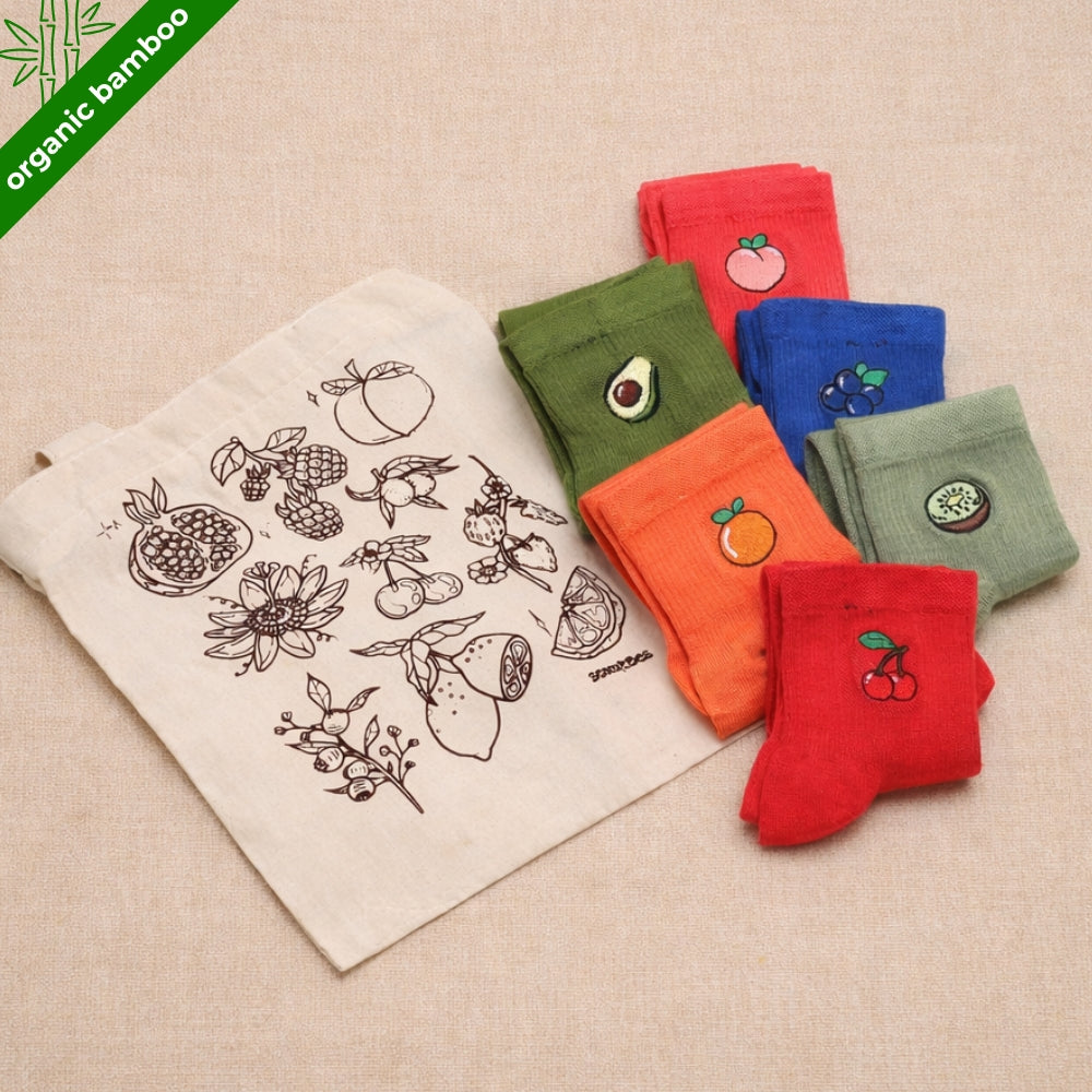 Fruity Toes Collection Pack of 6 Pairs