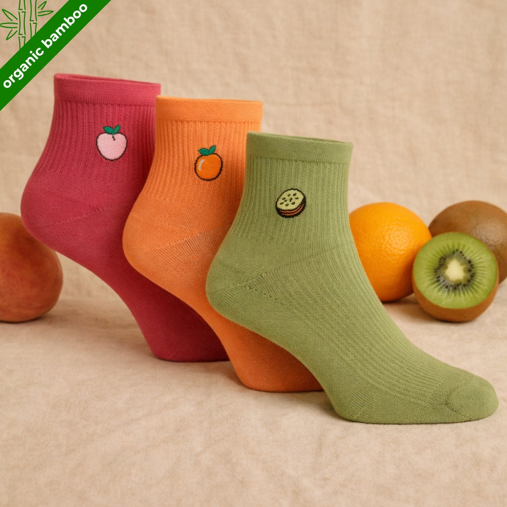 Fruity Toes Sundae Pack of 3 Pairs