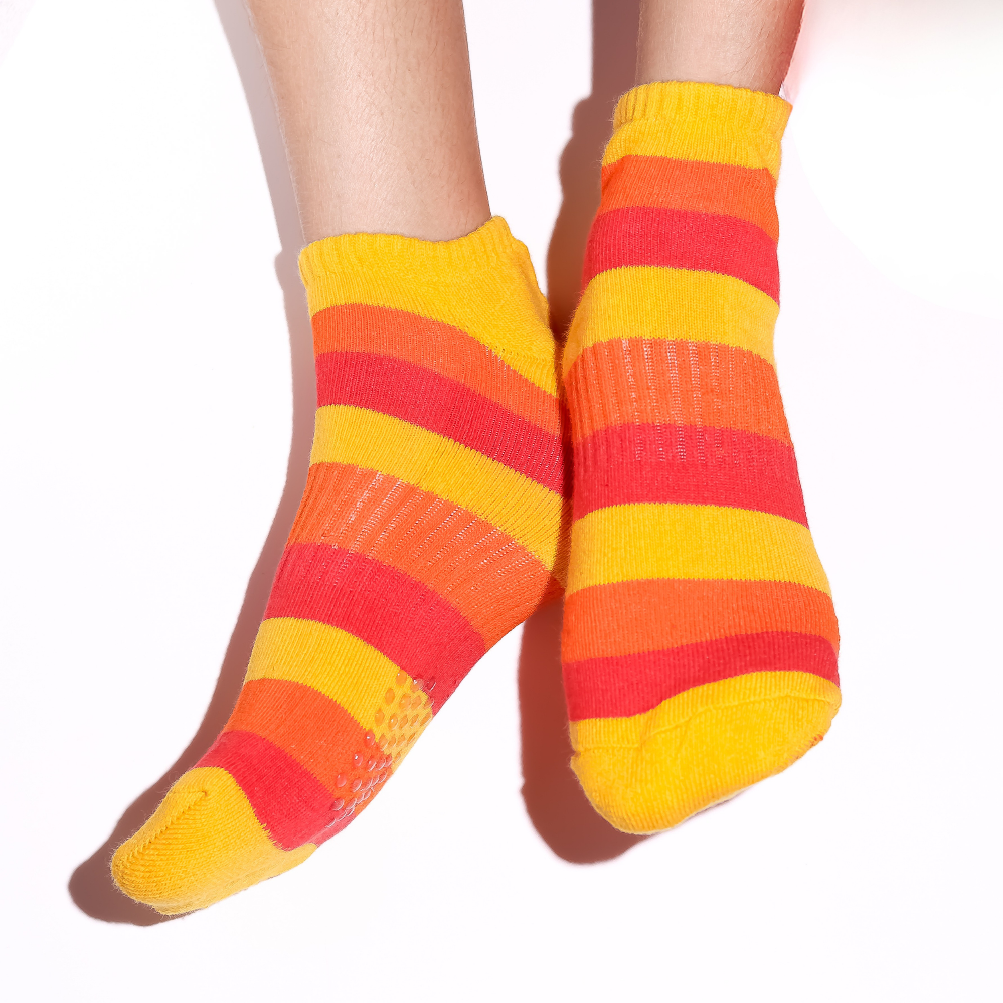NoSlip Zone Basics Pack of 3 Pairs | Grippers | Ankle Socks
