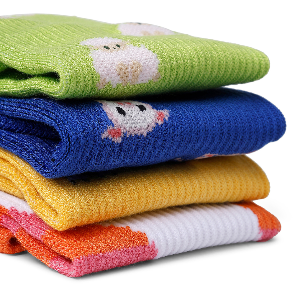 Feral Farm | Pack of 4 Pairs Bamboo Socks | Unisex with Compression