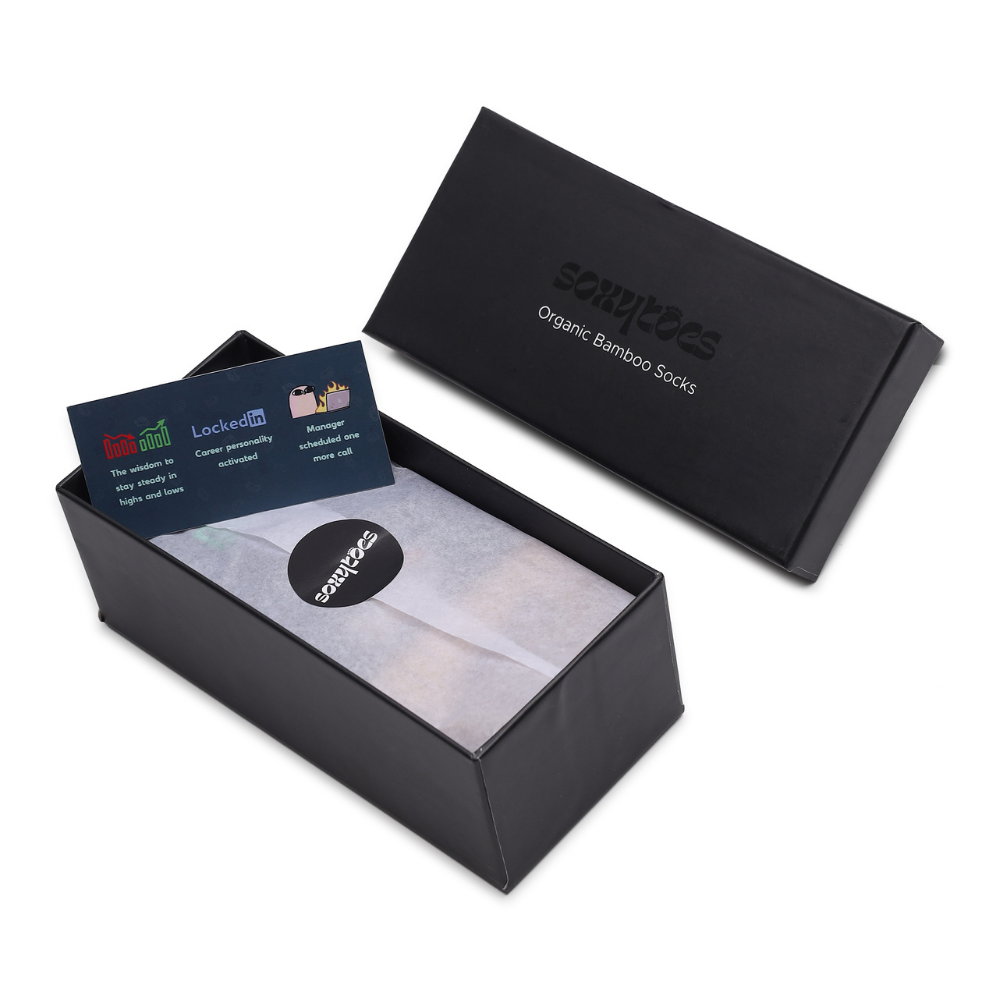 Corporate Toes Fun | Box of 3 Men's Formal Socks