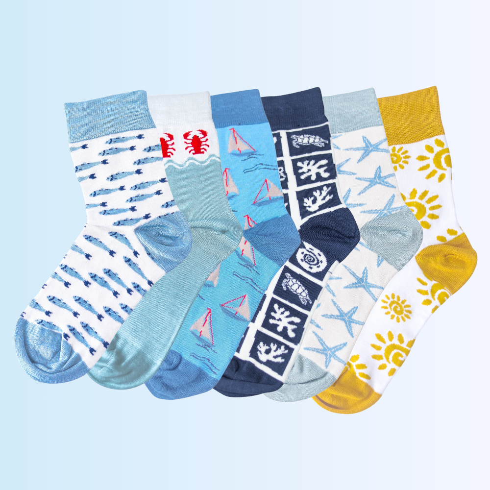 Scent-O-Summer Collection Pack of 6 Pairs