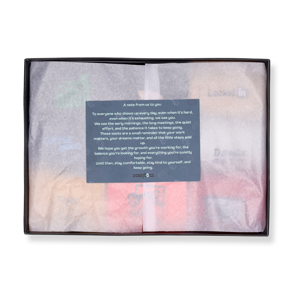 Corporate Toes for All | Box of 9 Men's Formal Socks