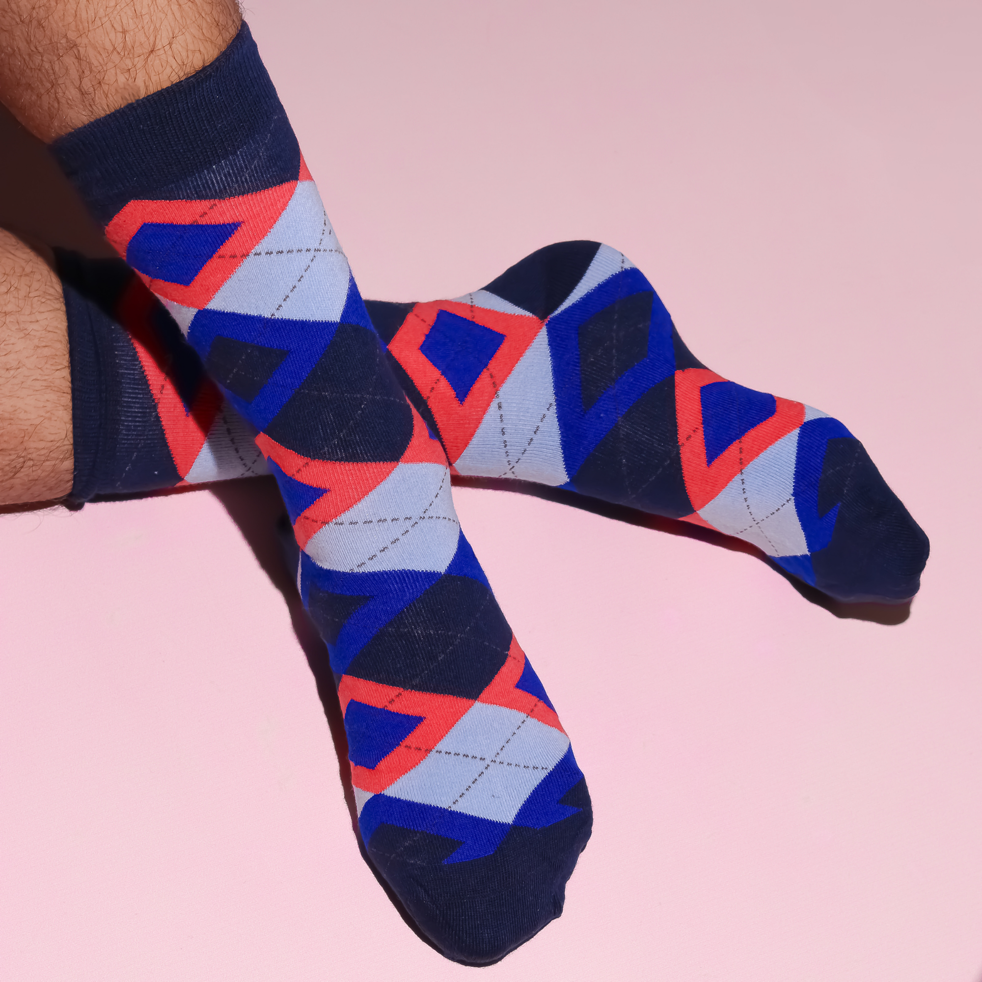 Linear Luxe Pack of 5 Pairs | Mid-Calf Socks