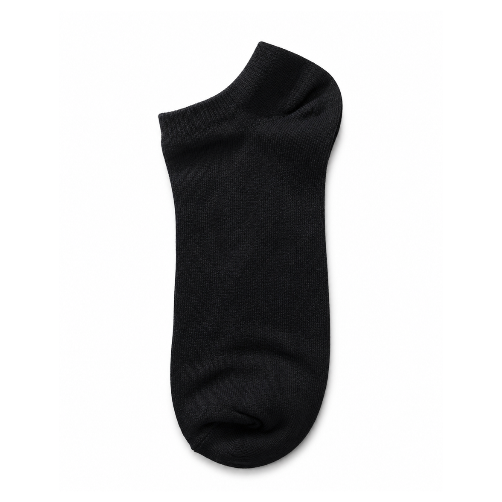Short Socks | Unisex | Pack of 3 Pairs | Black, Grey & White
