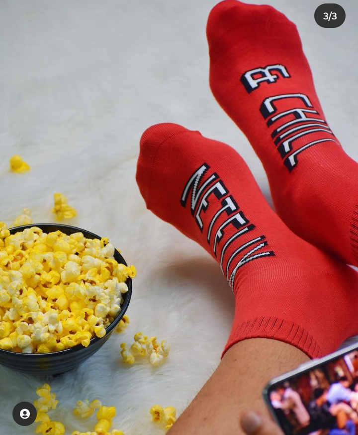 Netflix And Chill | Ankle Socks