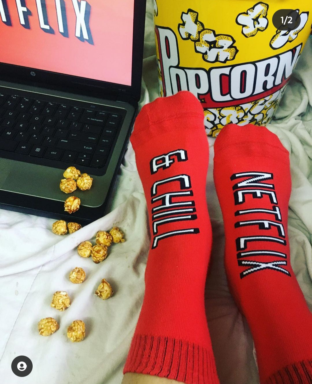 Netflix And Chill | Ankle Socks