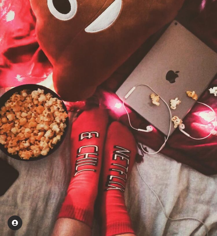 Netflix And Chill | Ankle Socks