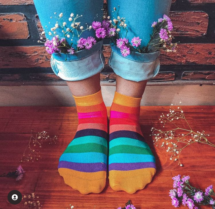 Multicoloured Stripes | Ankle Socks