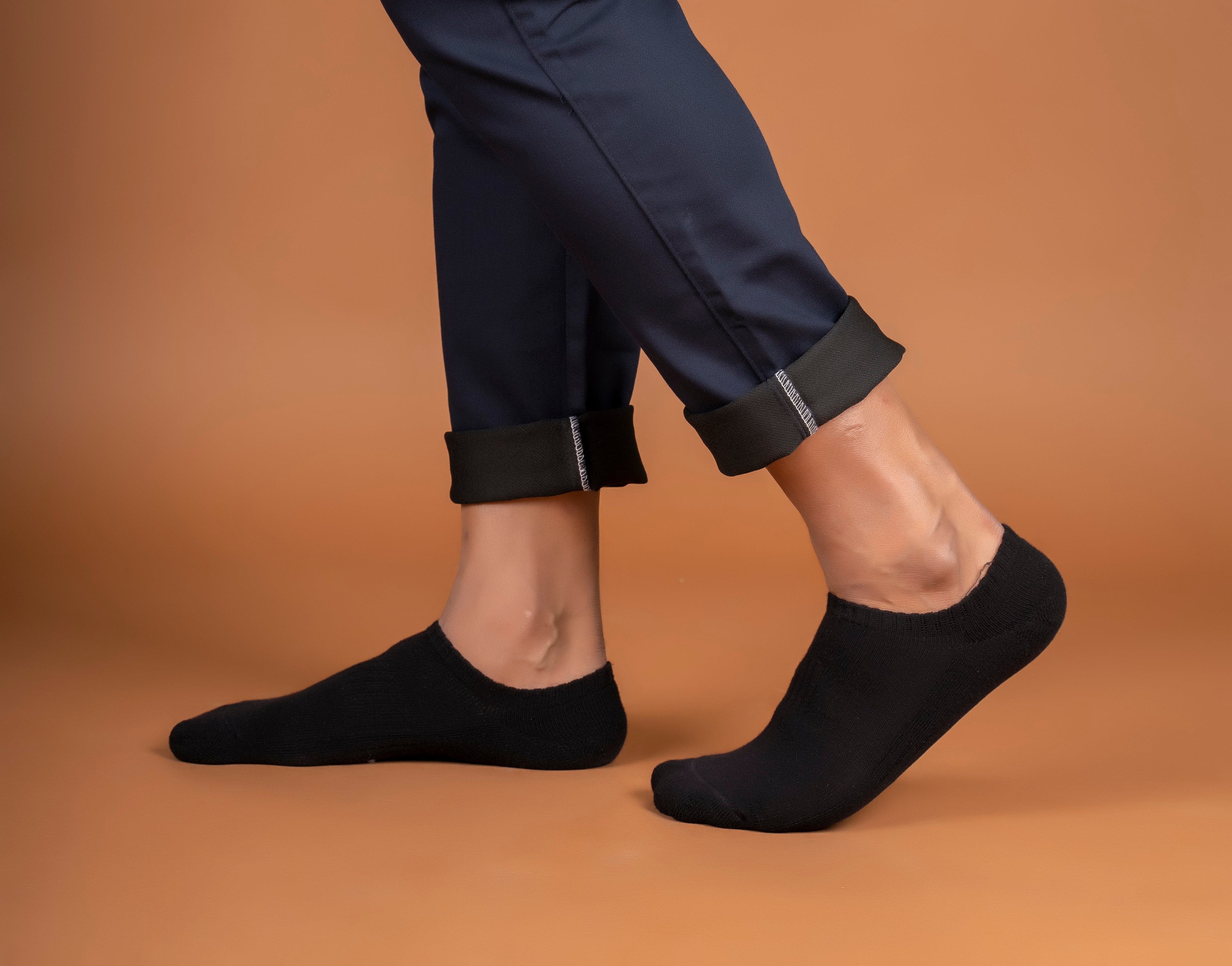 Soft Padded Loafers with Grippers | Black