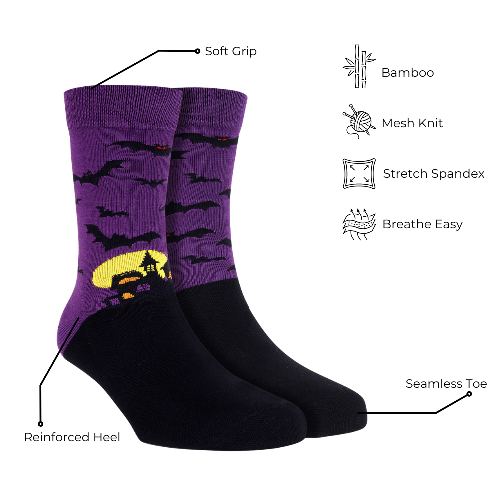 Haunted Manor | Unisex Spooky-cute Sock