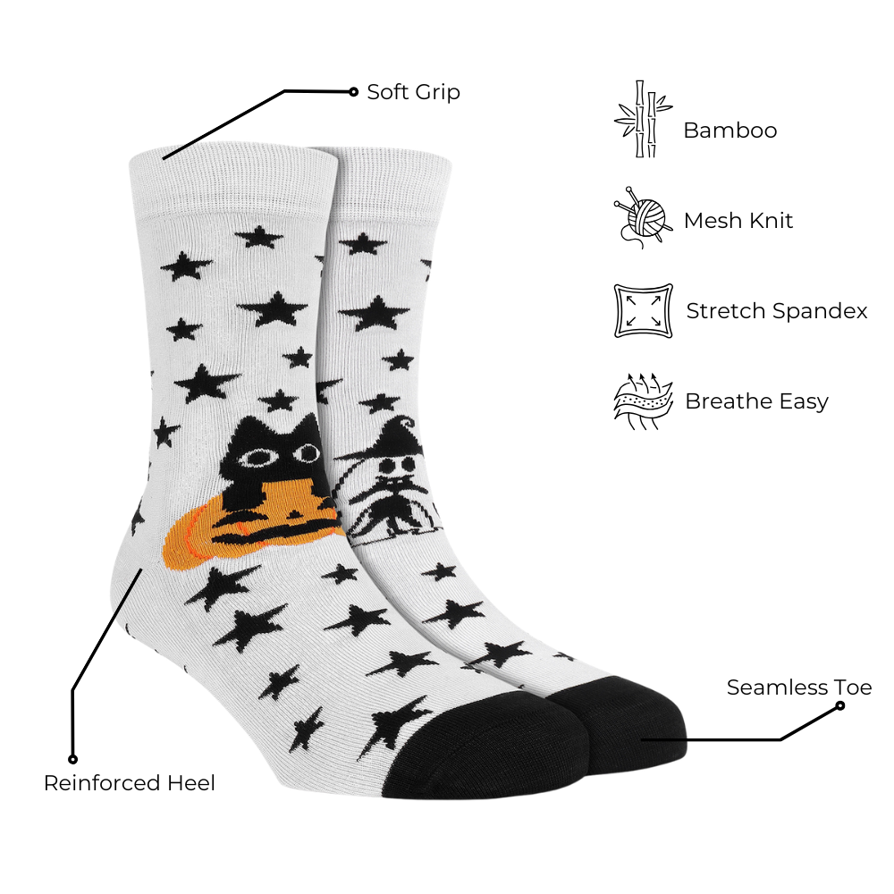 Boo-Toes | Unisex Spooky-cute Sock