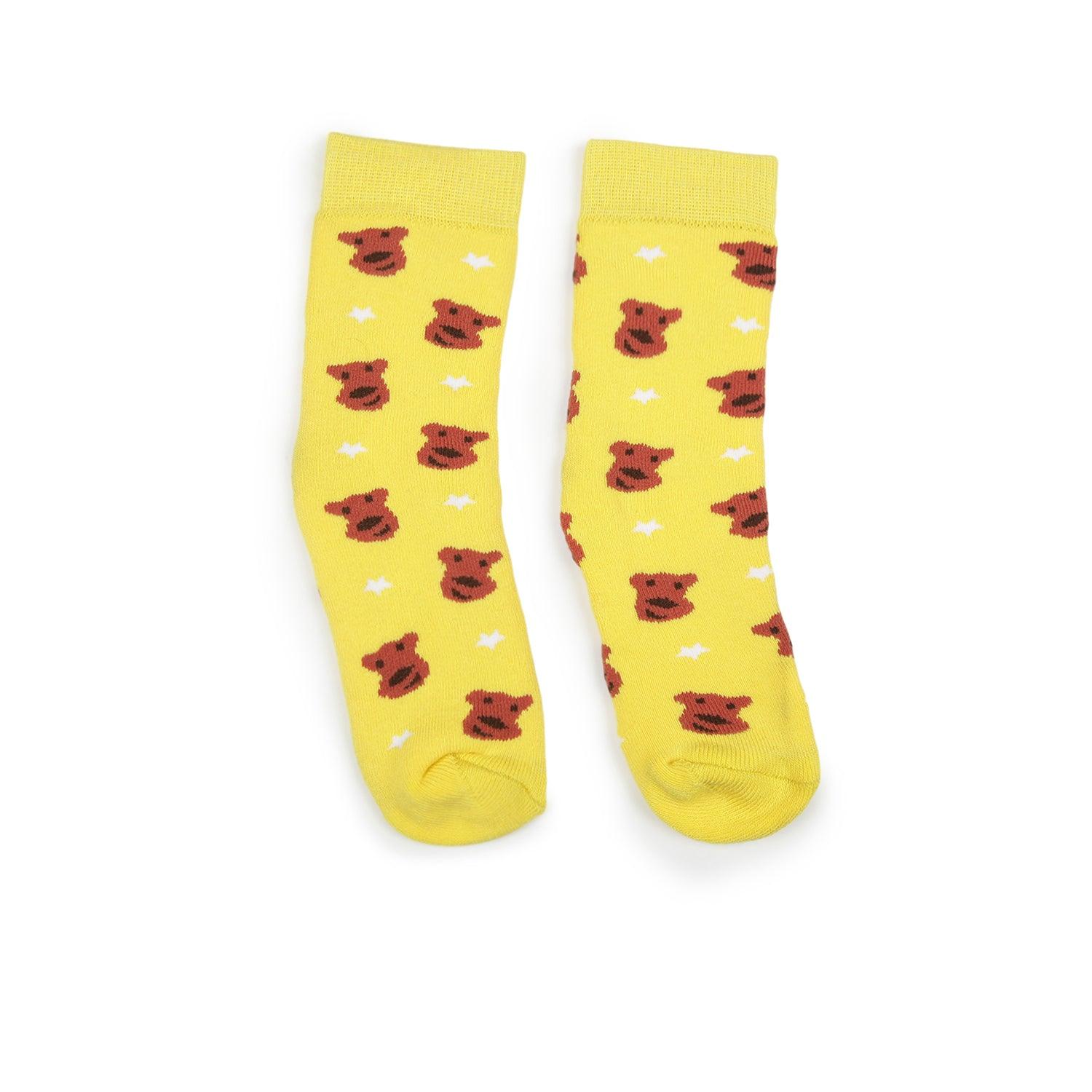 4-8 Years Bear Kids Socks - soxytoes