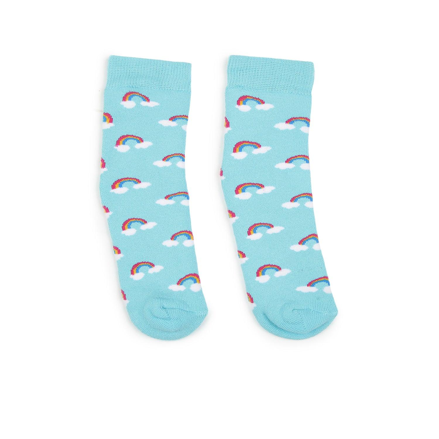 4-8 Years Happy Rainbow Kids Socks - soxytoes