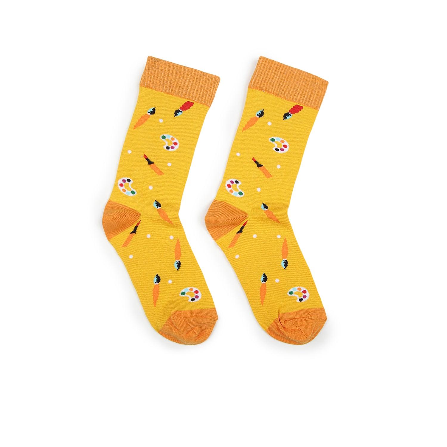 8-12 Years Art Supplies Kids Socks - soxytoes