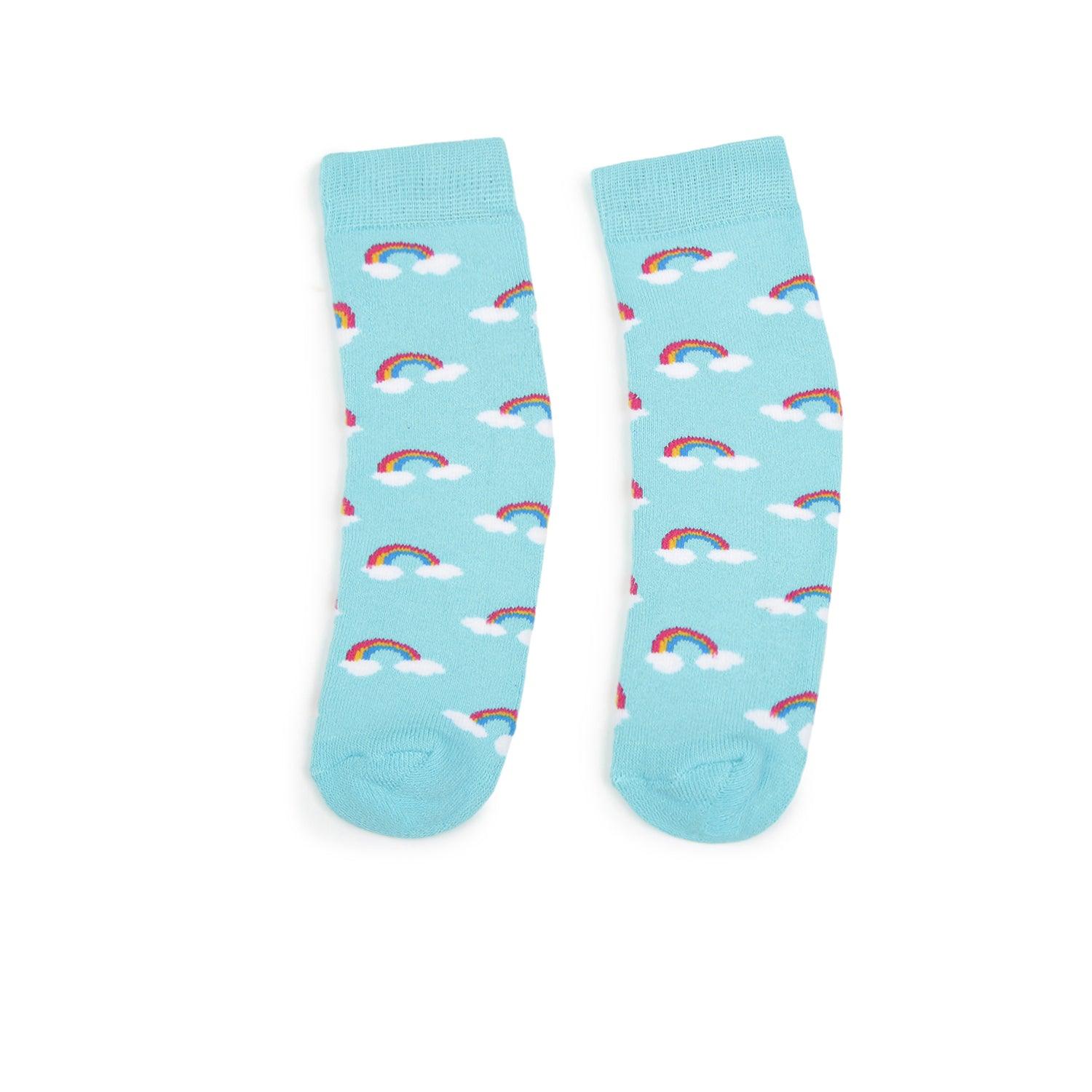 4-8 Years Happy Rainbow Kids Socks - soxytoes