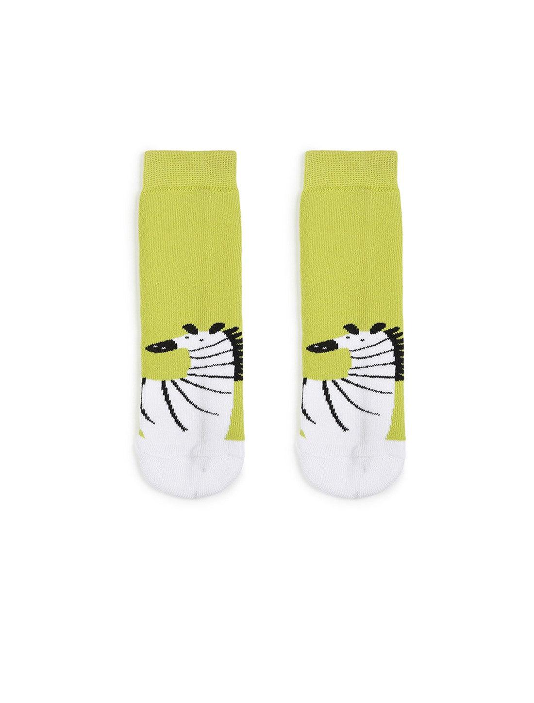 4-8 Years Zebra Kids Socks - soxytoes