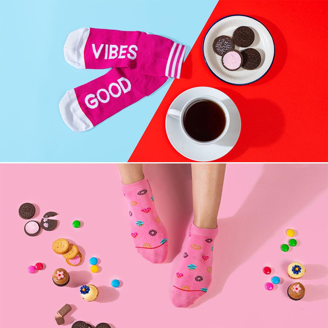 Sugar Rush Pack of 2 Socks - soxytoes