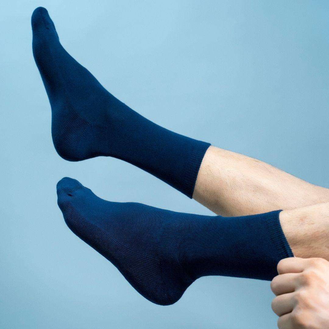 Loose Top Diabetic Care Socks Navy Blue - soxytoes