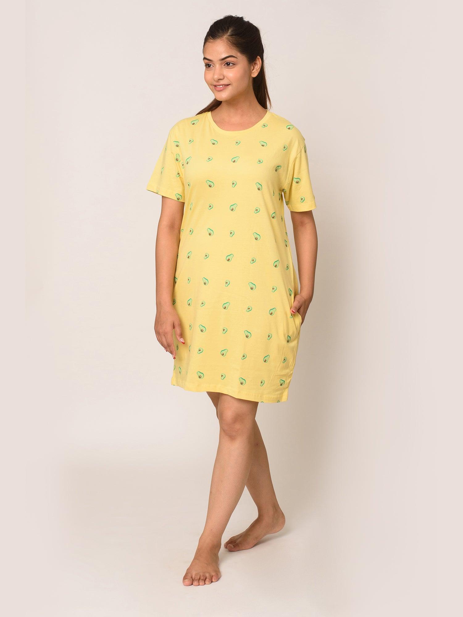 Let's Avocuddle Night Dress - soxytoes