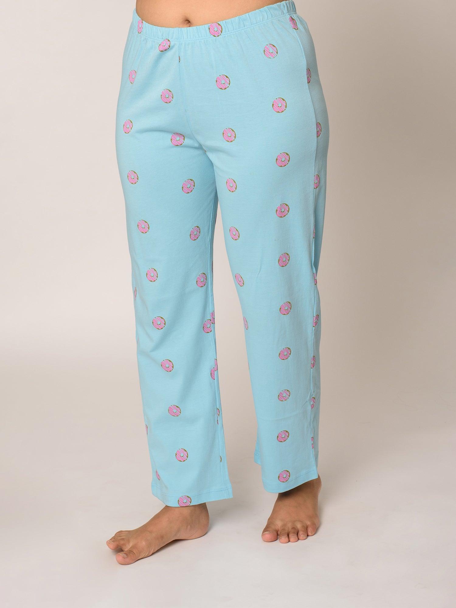 Donut Print Cotton Pyjamas - soxytoes