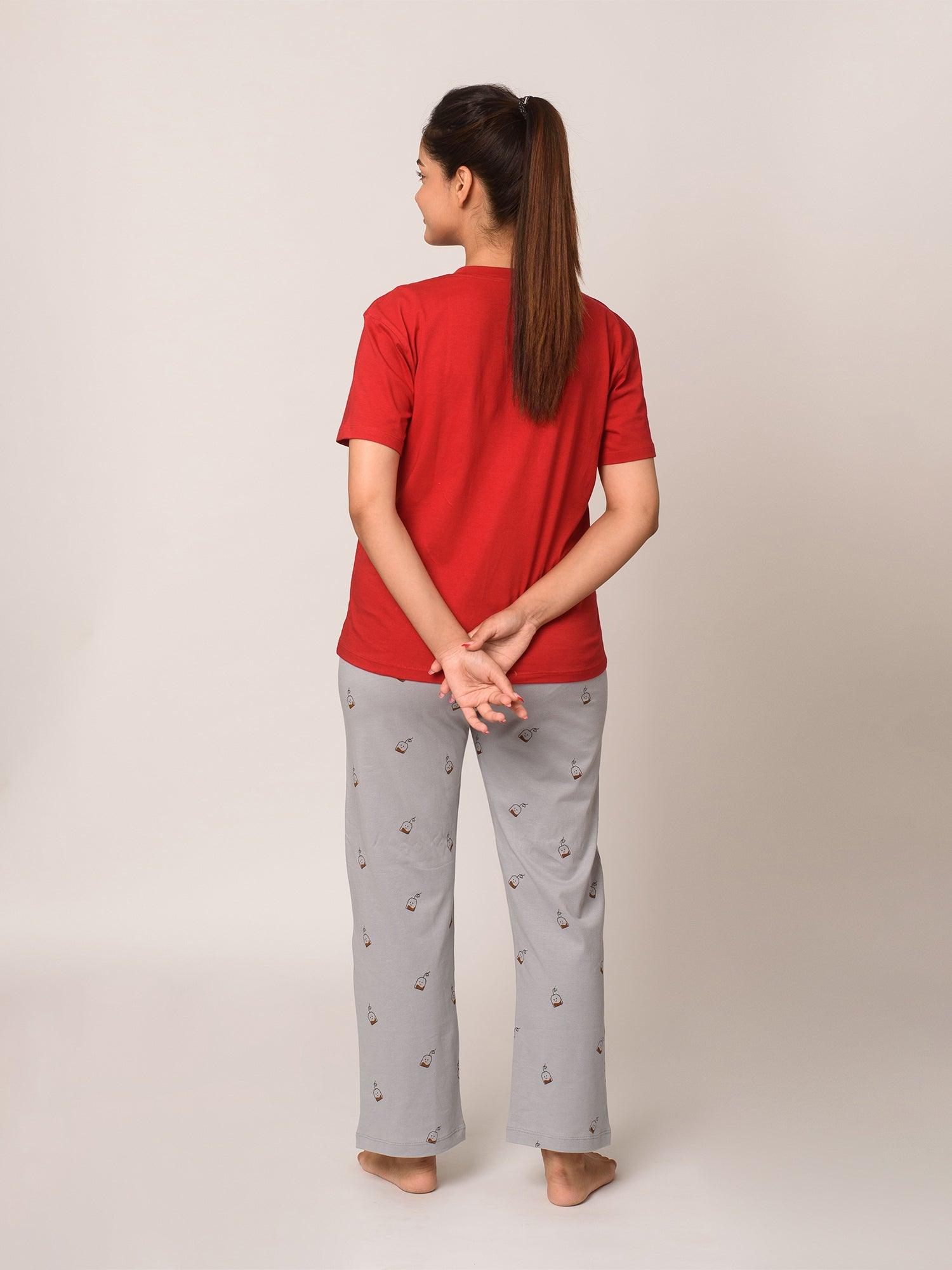 Positivitea Cotton Pyjama Set - soxytoes