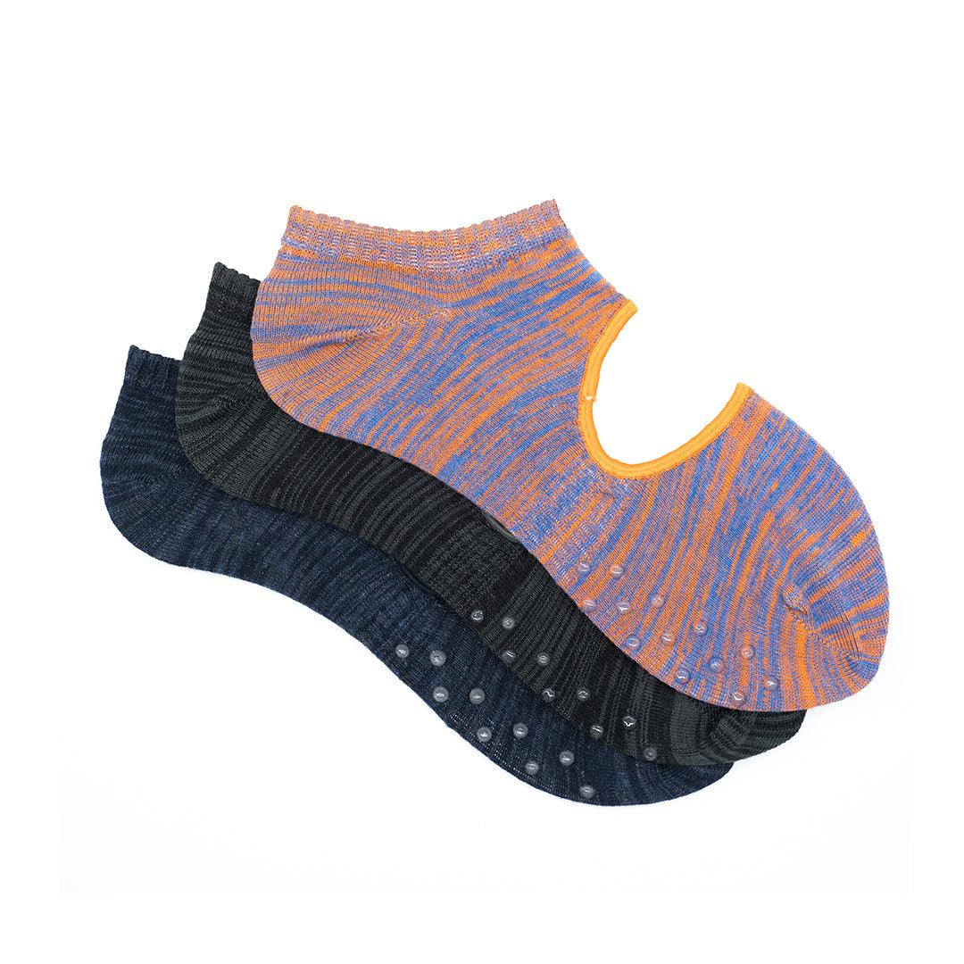 Yoga and Pilates Socks Pack Of 3 Pairs - soxytoes